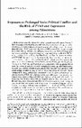 Research paper thumbnail of Exposure to prolonged socio-political conflict and the risk of PTSD and depression among Palestinians