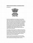 Research paper thumbnail of Agenda for new Prime Minister-Constitutional Reforms of India-Revised