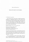 Research paper thumbnail of From City-State to City-World