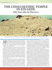 Research paper thumbnail of The Chalcolithic Temple in Ein Gedi: Fifty years after Its Discovery