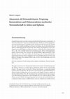 Research paper thumbnail of Amazonen als Einwanderinnen. Ursprung, Konstruktion und Dekonstruktion mythischer Verwandtschaft in Athen und Ephesos