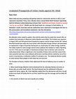 Research paper thumbnail of Unabated Propaganda of Indian media against Mr. Modi
