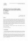 Research paper thumbnail of Application of the travel cost method to estimate the economic value of cultural goods: Blockbuster art exhibitions