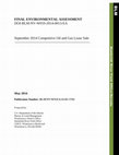 Research paper thumbnail of Final Environmental Assessment 2014 Oil and Gas Leasing in the Winnemucca District