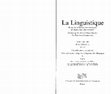 Research paper thumbnail of Chamoreau, C. 2013. Classificateurs numéraux en purepecha : entre perte de vitalité et motivation pragmatique, La Linguistique, 49-2. 51-66.