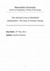 Research paper thumbnail of The Ultimate Crisis of Neoliberal Globalization: The Case of Climate Change