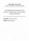 Research paper thumbnail of Internationalising the European Union’s Emissions Trading System through Aviation: an Ethical Perspective