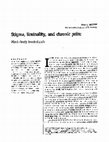 Research paper thumbnail of Stigma, Liminality and Chronic Pain: Mind-Body Borderlands