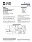 Amplificateur Opérationnel Analog Devices OP177G – Précision Ultra – Lot De 10 Pièces – SOIC8