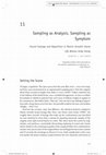 Research paper thumbnail of Sampling as Analysis, Sampling as Symptom: Found Footage and Repetition in Martin Arnold's 'Alone. Life Wastes Andy Hardy.'