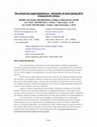 Research paper thumbnail of American Legal Experience - University of Iowa Syllabus - Spring 2014