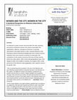Research paper thumbnail of Women and the City, Women in the City: A Gendered Perspective to Ottoman Urban History