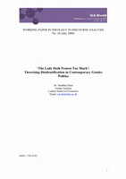 PDF) 'The Lady Doth Protest Too Much': Theorising ...