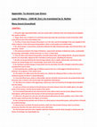 Research paper thumbnail of Appendix to Ancient Law Givers- Manu's Laws (Manu Smurti)