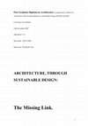 Research paper thumbnail of THE MISSING LINK