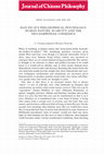 Research paper thumbnail of Han Fei Zi's Philosophical Psychology: Human Nature, Scarcity, and the Neo-Darwinian Consensus