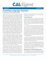 PDF) Language Teacher Supervision: A Case-Based Approach