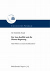 Research paper thumbnail of Der Iran-Konflikt und die Obama-Regierung: Alter Wein in neuen Schläuchen? [The Iran   conflict and the Obama administration: Old wine in new skins?]