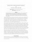 Research paper thumbnail of Developing Purposed-Based Learning In United States History