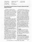 Research paper thumbnail of Promoting Purposeful Practice Through Collaborative Self-Study of Practice