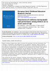 Research paper thumbnail of Trajectories of resilience during dyadic task performance among children six to seven years of age
