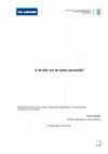 Research paper thumbnail of Is de blik van de ander gevaarlijk?