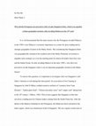 Research paper thumbnail of Why did the Portuguese not proceed to fully invade Singapore/Johor, which was arguably a better geographic location, after invading Malacca in the 16th cent? - 2014
