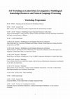 Research paper thumbnail of Proceedings of the 3rd Workshop on Linked Data in Linguistics (LDL-2014): Multilingual Knowledge Resources and Natural Language Processing