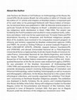 Research paper thumbnail of About the Author
