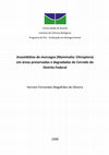 Research paper thumbnail of Assembleias de morcegos (Mammalia: Chiroptera) em areas preservadas e degradadas do Cerrado do Distrito Federal