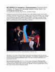 Research paper thumbnail of Networks 2.0: Emergence + Experimentation (Curatorial Essay)