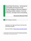Research paper thumbnail of 2014 Beyond Data Monitoring (UN Background Paper)