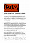 Research paper thumbnail of Green No Deal: Eine Kriminalgeschichte? [Green No Deal: A Crime Story?]
