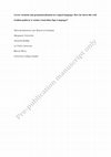 Research paper thumbnail of Johnston, Cresdee, Schembri & Woll (2015) FINISH variation and grammaticalization in a signed language: How far down this well-trodden pathway is Auslan (Australian Sign Language)? In 'Language Variation and Change'