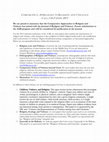 Research paper thumbnail of CFP: AAR 2015 Comparative Approaches to Religion and Violence