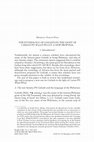 Research paper thumbnail of The etymology of Goliath in the light of Carian pn Wljat/Wliat: a new proposal