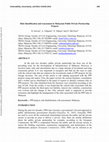 Research paper thumbnail of Risk Identification and Assessment in Malaysian Public Private Partnership Projects 
