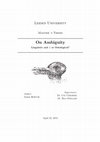 PDF) De re/de dicto ambiguity and presupposition projection