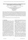 Research paper thumbnail of  Effect of mechanical properties of gold wire on looping behavior and pull strength for QFN Stacked Die Package 