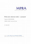 Research paper thumbnail of Policy-mix coherence index : a proposal