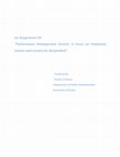 Research paper thumbnail of A Paper on Performance  Management