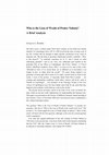 Research paper thumbnail of "Who is the Lion of Wrath of Pesher Nahum? A Brief Analysis" (in Niels Peter Lemche festschrift, 2005)