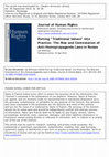 Research paper thumbnail of LGBT Human Rights versus 'Traditional Values': The Rise and Contestation of Anti-Homopropaganda Laws in Russia