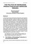 PDF) The Politics of Knowledge Production in Post-genocide