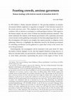 Research paper thumbnail of Feasting Crowds, Anxious Governors. Roman Dealings with Festival Crowds in Jerusalem 44-66 CE
