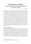 Research paper thumbnail of The Significance of the Book. Connotations of the Codex as Christian Book Format in Second Century CE Egypt