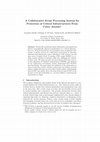 Research paper thumbnail of A collaborative event processing system for protection of critical infrastructures from cyber attacks