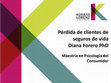 Research paper thumbnail of Pérdida de clientes en seguros de vida