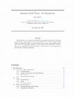 PDF) Quantum Field Theory