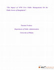 Research paper thumbnail of New Public Management : A Paradigm Shift